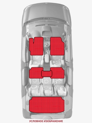 ЭВА коврики «Queen Lux» комплект для Ford F-Series (9G)