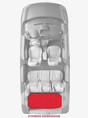 ЭВА коврики «Queen Lux» багажник для Chevrolet Lanos